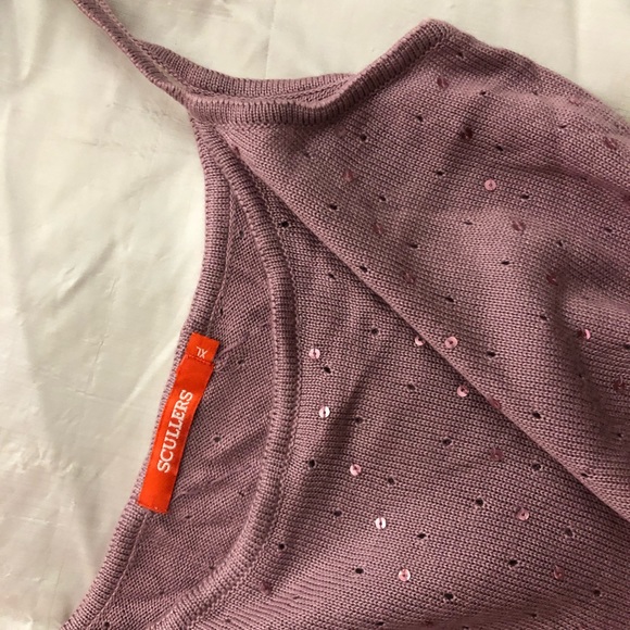 SCULLERS Cami top with sequence details. - Picture 2 of 3